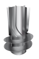 Multiphase Pump Vortex Crown Stage